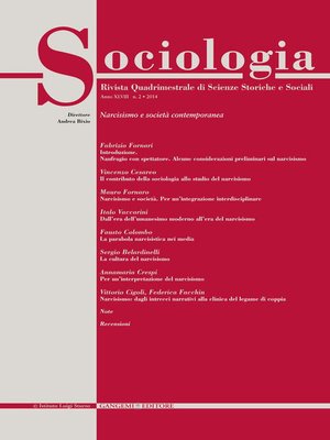 cover image of Sociologia n. 2/2014